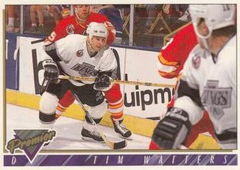 #298 Tim Watters - Los Angeles Kings - 1993-94 Topps Premier Hockey