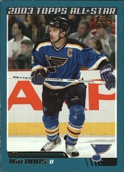 #298 Al MacInnis - St. Louis Blues - 2003-04 Topps Hockey