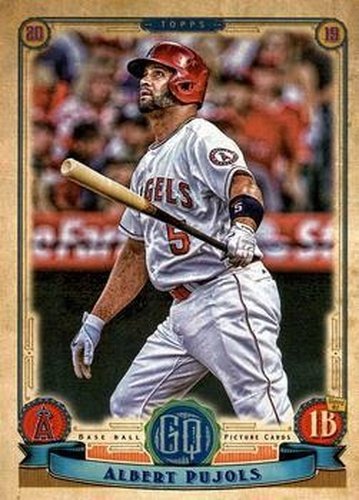 #298 Albert Pujols - Los Angeles Angels - 2019 Topps Gypsy Queen Baseball