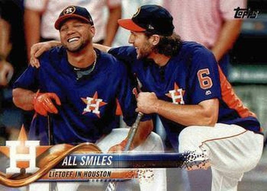 #298 All Smiles Yuli Gurriel / Jake Marisnick - Houston Astros - 2018 Topps Baseball