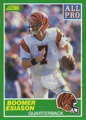 #298 Boomer Esiason - Cincinnati Bengals - 1989 Score Football
