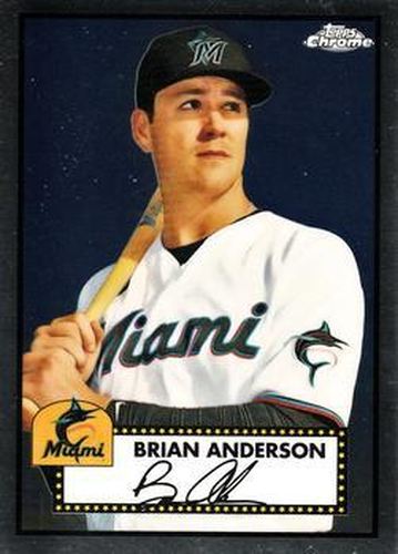 #298 Brian Anderson - Miami Marlins - 2021 Topps Chrome Platinum Anniversary Baseball