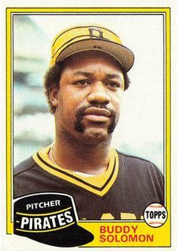 #298 Buddy Solomon - Pittsburgh Pirates - 1981 Topps Baseball