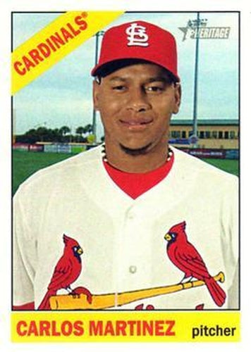 #298 Carlos Martinez - St. Louis Cardinals - 2015 Topps Heritage Baseball