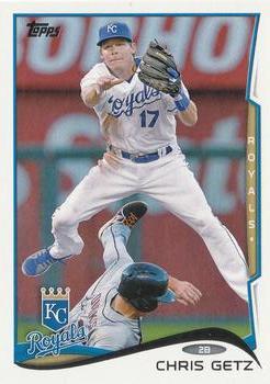 #298 Chris Getz - Kansas City Royals - 2014 Topps Baseball
