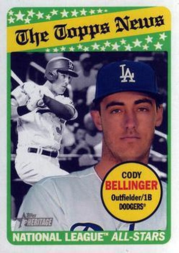 #298 Cody Bellinger - Los Angeles Dodgers - 2018 Topps Heritage Baseball