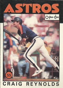 #298 Craig Reynolds - Houston Astros - 1986 O-Pee-Chee Baseball