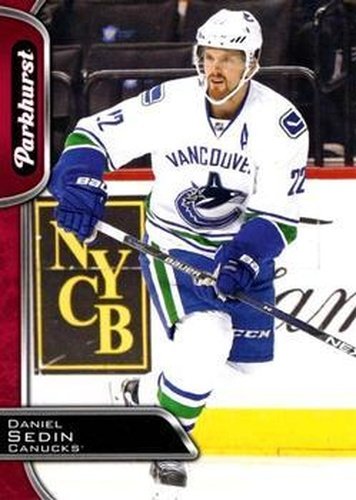 #298 Daniel Sedin - Vancouver Canucks - 2016-17 Parkhurst - Red Hockey