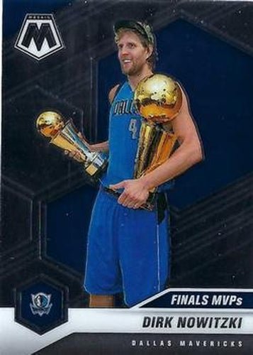 #298 Dirk Nowitzki - Dallas Mavericks - 2020-21 Panini Mosaic Basketball