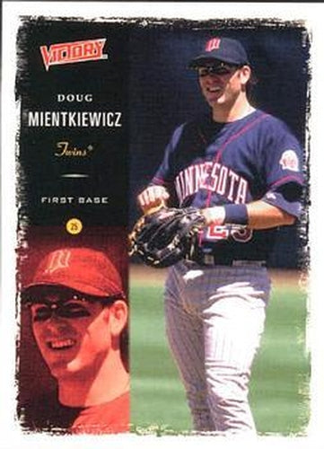 #298 Doug Mientkiewicz - Minnesota Twins - 2000 Upper Deck Victory Baseball