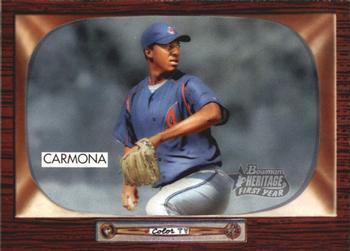 #298 Fausto Carmona - Cleveland Indians - 2004 Bowman Heritage Baseball
