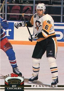 #298 Jeff Chychrun - Pittsburgh Penguins - 1992-93 Stadium Club Hockey