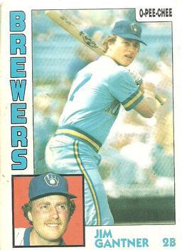 #298 Jim Gantner - Milwaukee Brewers - 1984 O-Pee-Chee Baseball