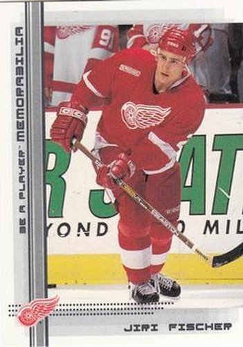 #298 Jiri Fischer - Detroit Red Wings - 2000-01 Be a Player Memorabilia Hockey