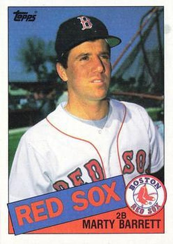 #298 Marty Barrett - Boston Red Sox - 1985 Topps Baseball