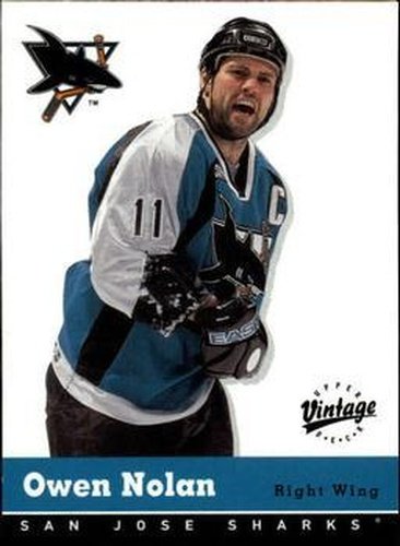 #298 Owen Nolan - San Jose Sharks - 2000-01 Upper Deck Vintage Hockey