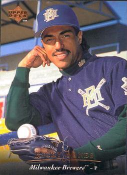 #298 Ricky Bones - Milwaukee Brewers - 1995 Upper Deck Baseball