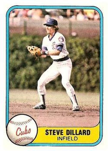 #298 Steve Dillard - Chicago Cubs - 1981 Fleer Baseball