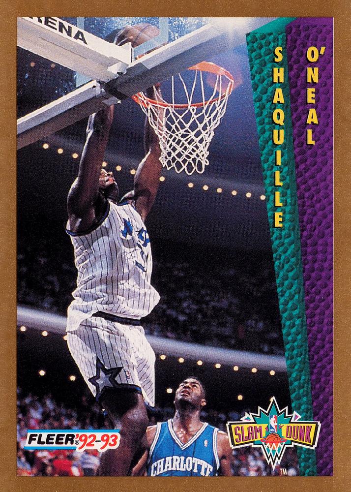 #298 Shaquille O'Neal - Orlando Magic - 1992-93 Fleer Basketball
