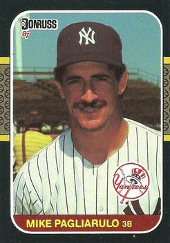 #298 Mike Pagliarulo - New York Yankees - 1987 Donruss Baseball