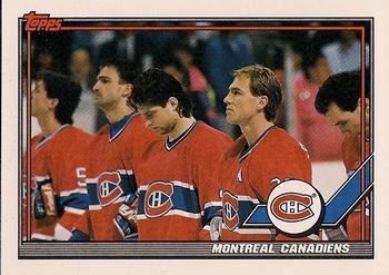 #298 Montreal Canadiens - Montreal Canadiens - 1991-92 Topps Hockey
