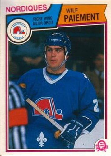 #298 Wilf Paiement - Quebec Nordiques - 1983-84 O-Pee-Chee Hockey