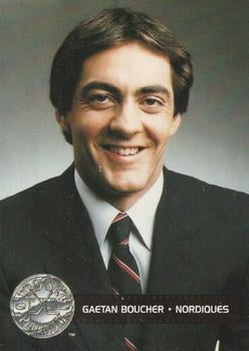 #298 Gaetan Boucher - Quebec Nordiques - 1991-92 Pro Set Platinum Hockey