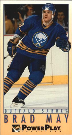 #298 Brad May - Buffalo Sabres - 1993-94 Fleer PowerPlay Hockey
