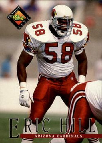#298 Eric Hill - Arizona Cardinals - 1994 Pro Line Live Football