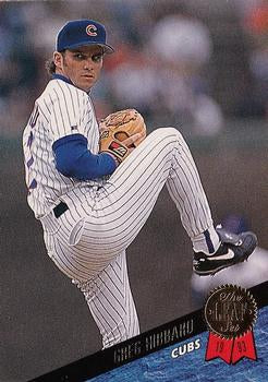 #298 Greg Hibbard - Chicago Cubs - 1993 Leaf Baseball