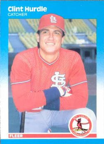 #298 Clint Hurdle - St. Louis Cardinals - 1987 Fleer Baseball