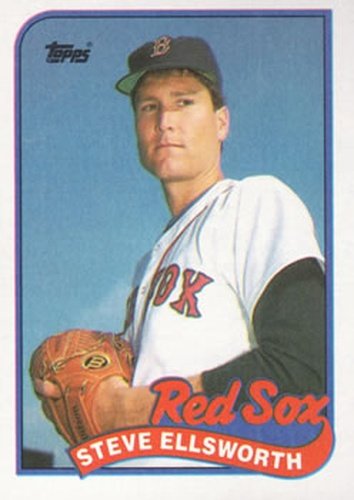 #299 Steve Ellsworth - Boston Red Sox - 1989 Topps Baseball
