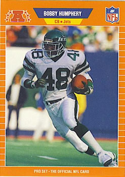 #299 Bobby Humphery - New York Jets - 1989 Pro Set Football