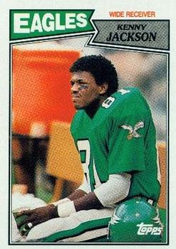 #299 Kenny Jackson - Philadelphia Eagles - 1987 Topps Football