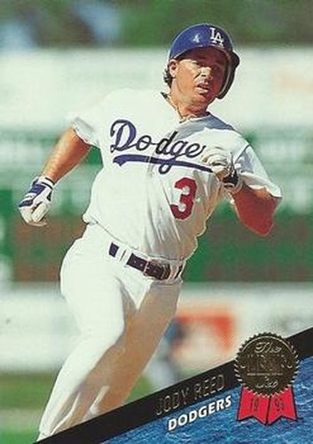 #299 Jody Reed - Los Angeles Dodgers - 1993 Leaf Baseball