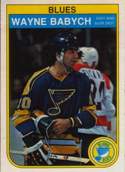 #299 Wayne Babych - St. Louis Blues - 1982-83 O-Pee-Chee Hockey