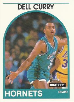 #299 Dell Curry - Charlotte Hornets - 1989-90 Hoops Basketball