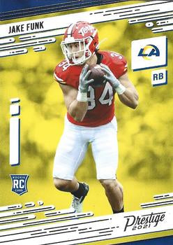 #299 Jake Funk - Los Angeles Rams - 2021 Panini Prestige Football