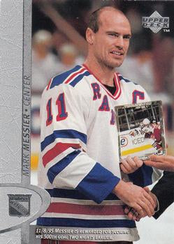 #299 Mark Messier - New York Rangers - 1996-97 Upper Deck Hockey
