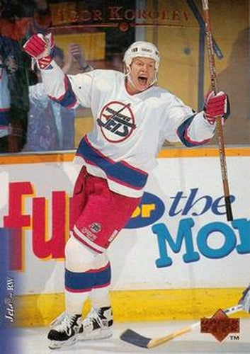 #299 Igor Korolev - Winnipeg Jets - 1995-96 Upper Deck Hockey
