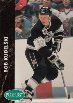 #299 Bob Kudelski - Los Angeles Kings - 1991-92 Parkhurst Hockey