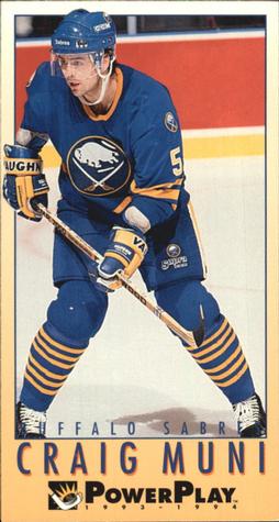 #299 Craig Muni - Buffalo Sabres - 1993-94 Fleer PowerPlay Hockey