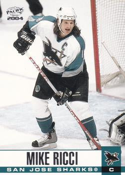 #299 Mike Ricci - San Jose Sharks - 2003-04 Pacific Hockey
