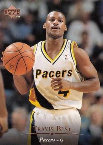 #299 Travis Best - Indiana Pacers - 1995-96 Upper Deck Basketball