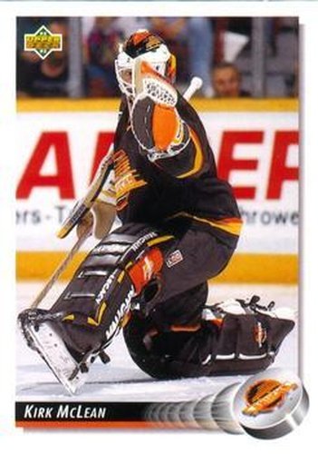 #299 Kirk McLean - Vancouver Canucks - 1992-93 Upper Deck Hockey