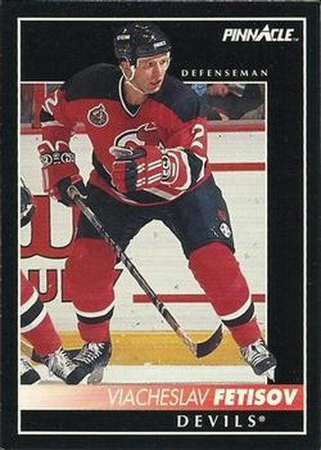 #299 Viacheslav Fetisov - New Jersey Devils - 1992-93 Pinnacle Canadian Hockey