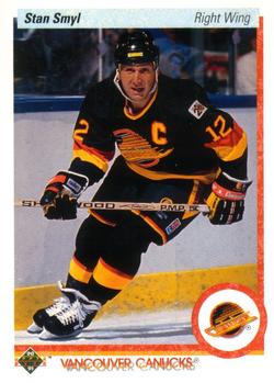 #299 Stan Smyl - Vancouver Canucks - 1990-91 Upper Deck Hockey