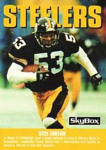 #299 Bryan Hinkle - Pittsburgh Steelers - 1992 SkyBox Impact Football