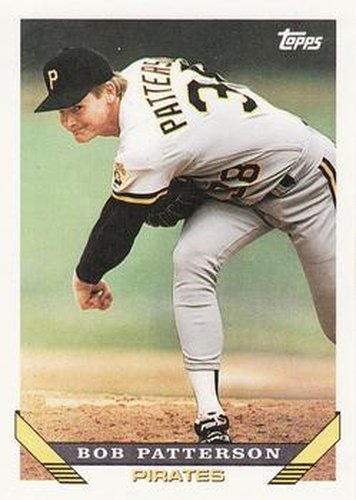 #299 Bob Patterson - Pittsburgh Pirates - 1993 Topps Baseball