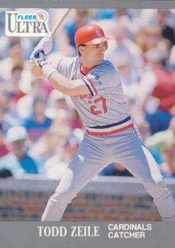#299 Todd Zeile - St. Louis Cardinals - 1991 Ultra Baseball